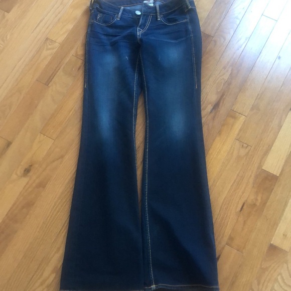 True religion flare low rise jeans, size 25 - Picture 9 of 9